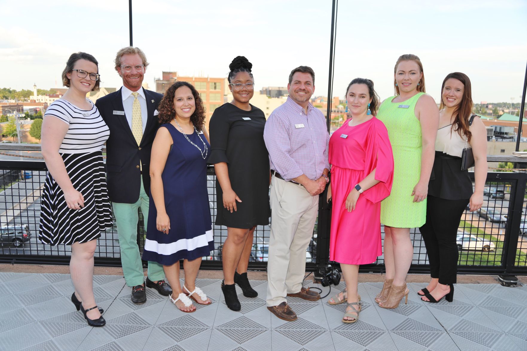 Young Friends Board Members: Tara Campbell, Jay Willibrand, Anita Hansen, Kayla Thompson, Adam Stanley, Julia Zasso, Alex Schenk and Kate Maxson.